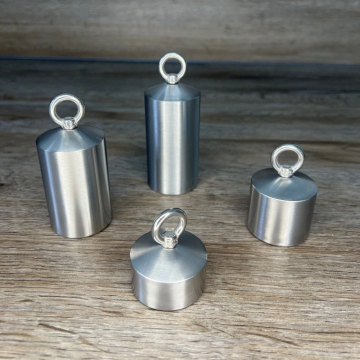 Chubby Style Hanging Weights in Stainless Steel
