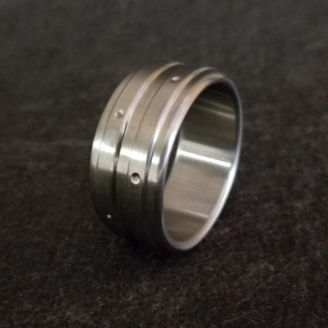 Divet Dual Style Cockring in Stainless Steel