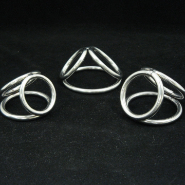 Triple Ring Cage In Stainless Steel