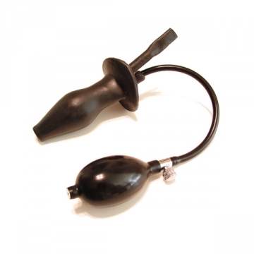 Inflatable Butt Plug with Enema Tube