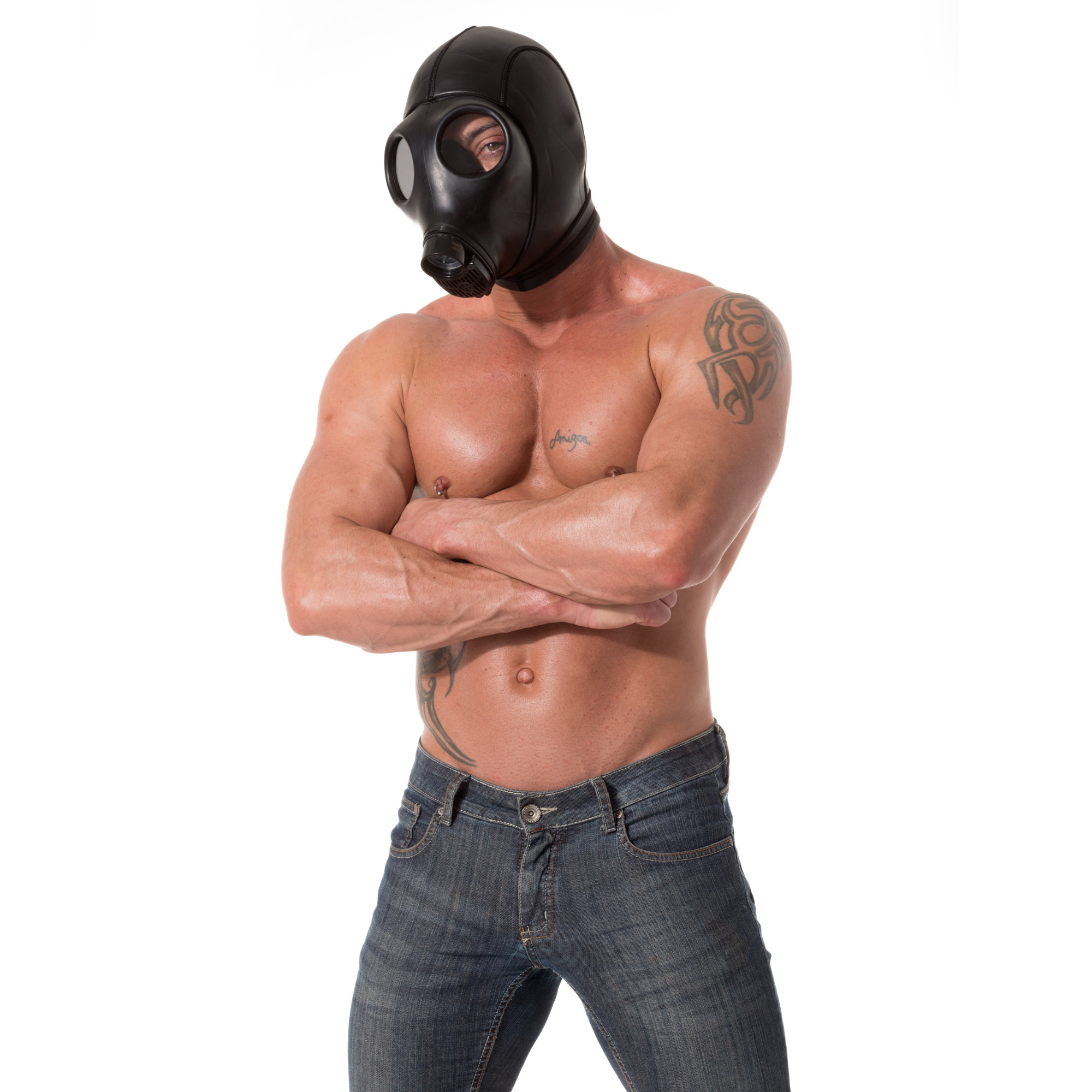 Hung mask hood muscle xxx