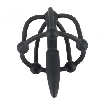 Penis Plug with Glans Cage