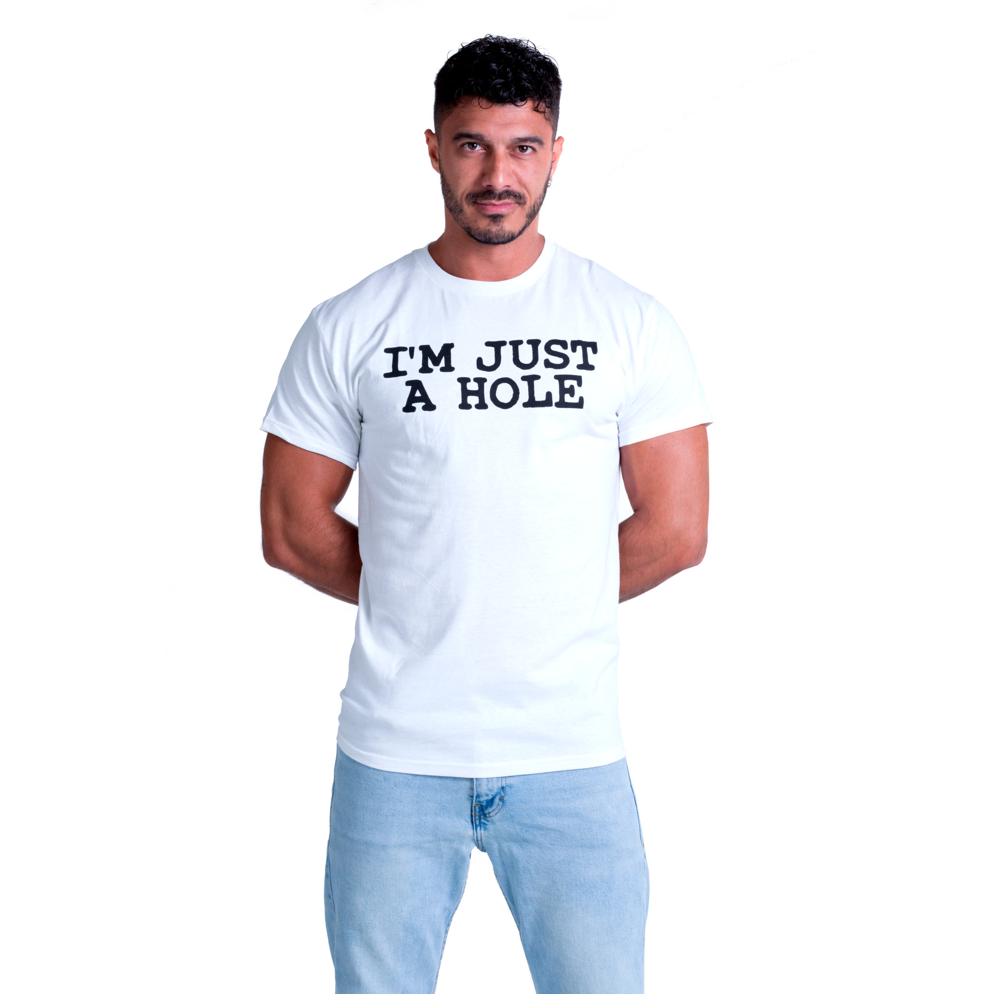 665 Leather Neoprene and Fetish Clothing: I'm Just A Hole T-Shirt