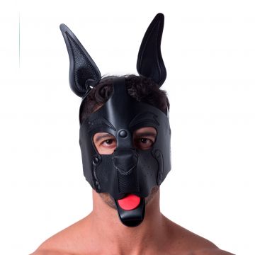 Playful Pup Hood All Black