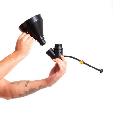 Funnel with Drinking System for Gas Mask