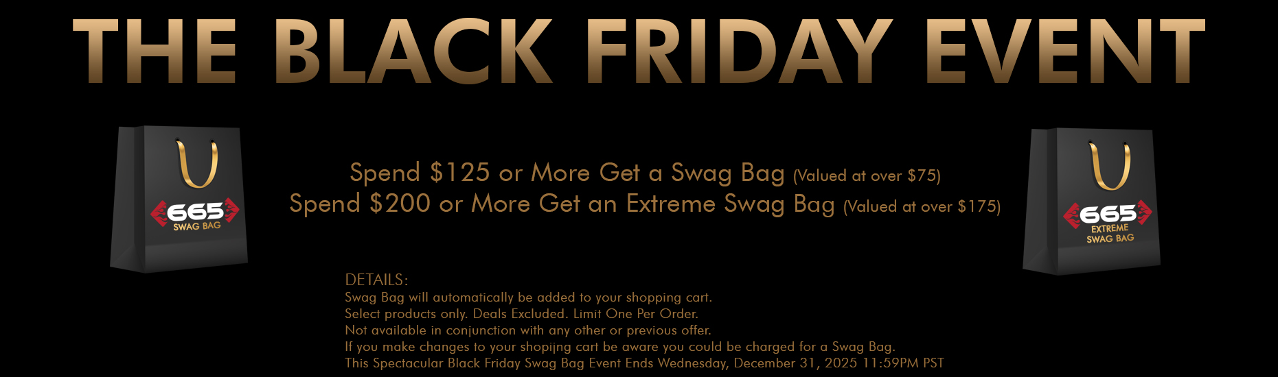 Black Friday Event - Swag Bag