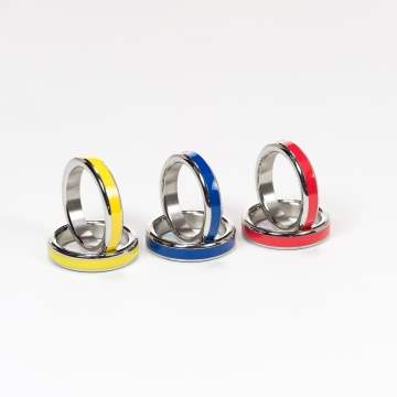 Stainless Color Code Cockring