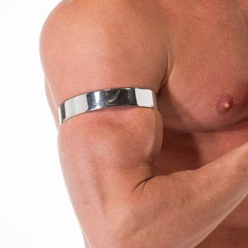 Chromed Metal Armband